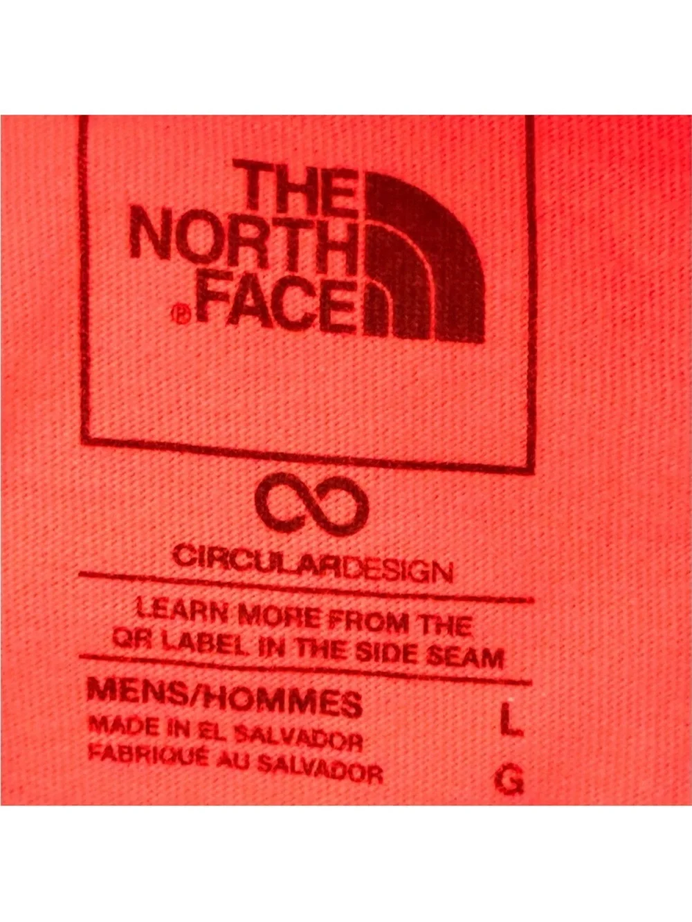 The North Face Elevation T-Shirt Tee Short Sleeve Orange Rusted Bronze Size L